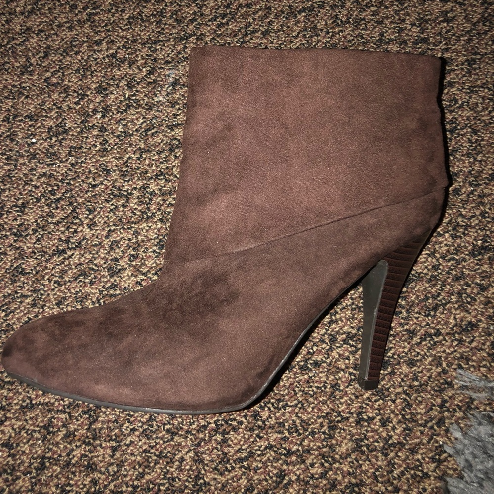 Brown booties